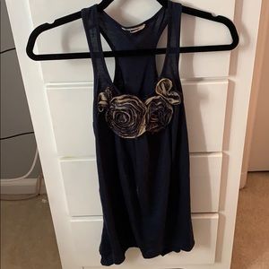 Navy blue tank top